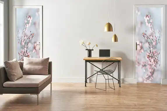 Door sticker on walk-in closet door, original, affordable and top quality.