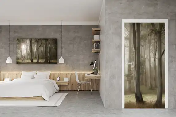 Photo gift door stickers cheap, all door sizes, easy to apply.