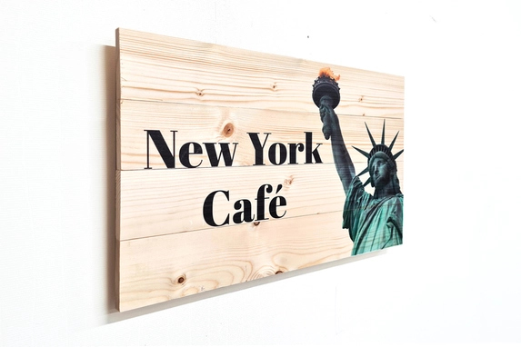 Photo on natural spruce wood is only possible on request, info@photogift.eu