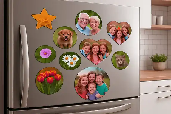 Upload your photo and select a square size, then choose your shape to crop.