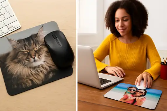 Our mouse pads and the prints on them are of very high quality.