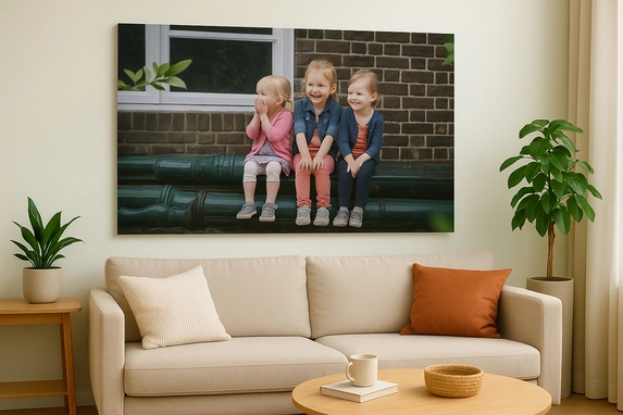 Photo gift has all formats of photos on aluminum, including large format and panoramic photos on aluminum.