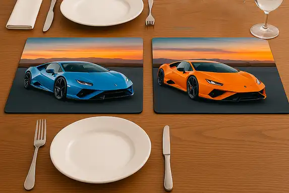 Placemats Photo gift with spectacular color reproduction.