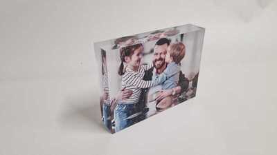 Photo on acrylic block