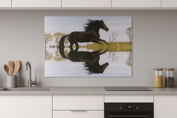 Lightweight aluminum photo for stylish wall decoration